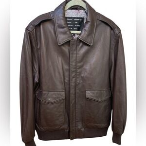 Legendary The Flying Fortress style B – 17 Goatskin men’s bomber jacket Large